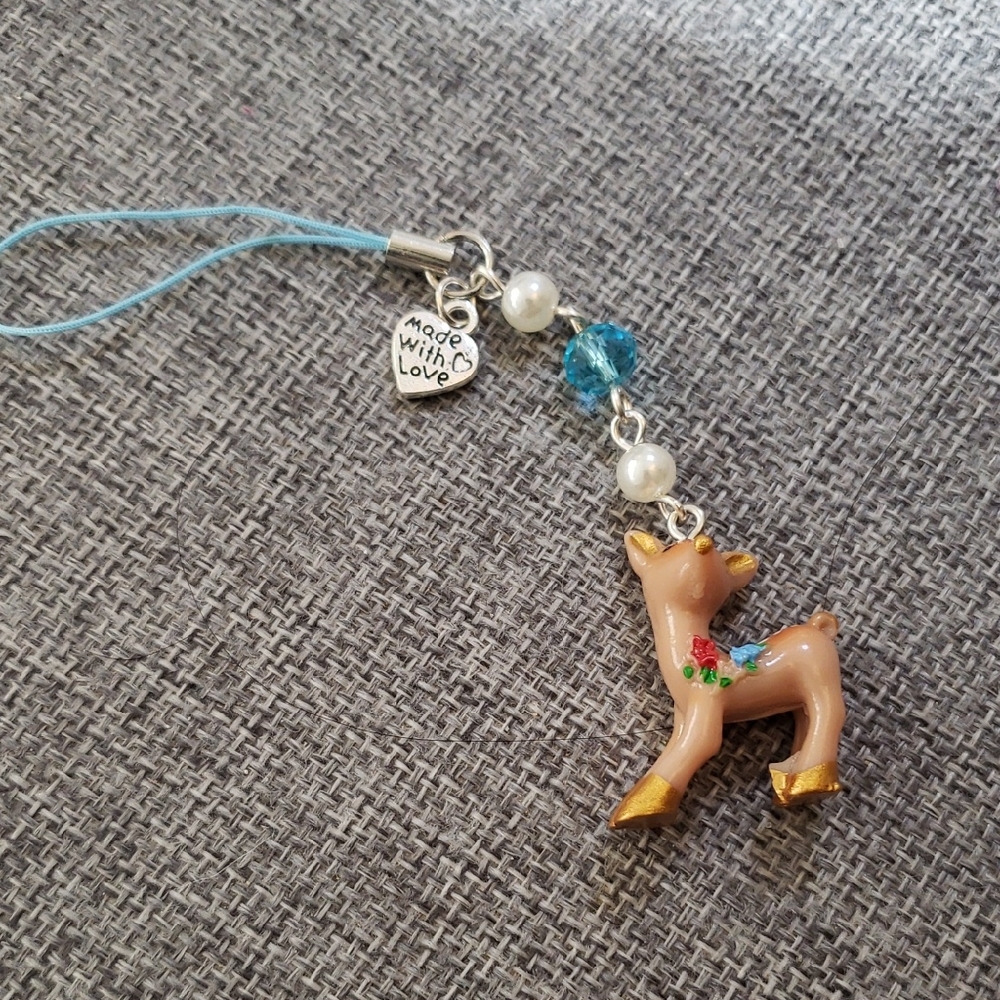 Kawaii Deer Phone Charm Planner Charm
